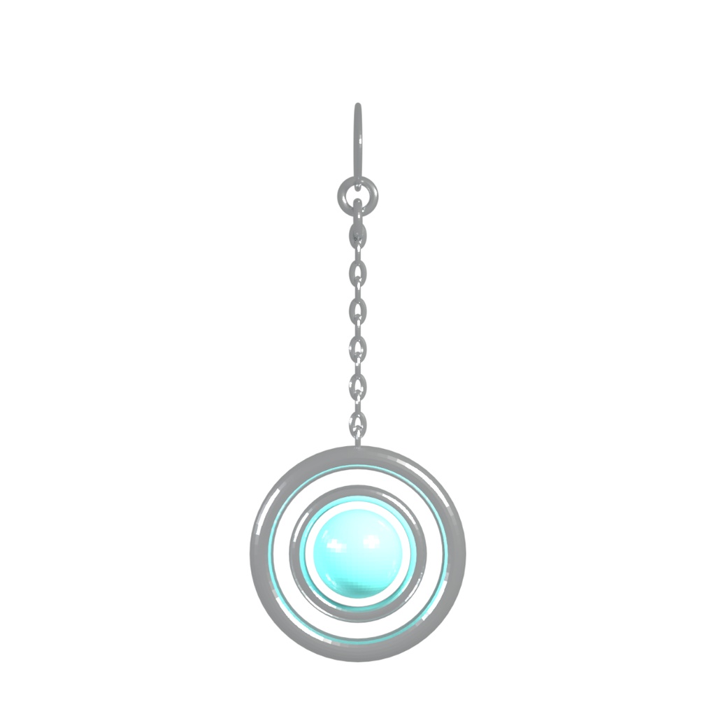 【VRChat想定】惑星オービットピアス【汎用3Dアクセサリー】