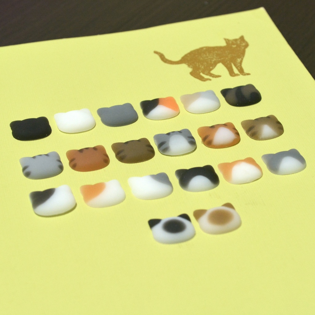 おめかしにゃんこの虎猫ハチワレリング【選べるリング】ゴールドorシルバー【フリーサイズ】