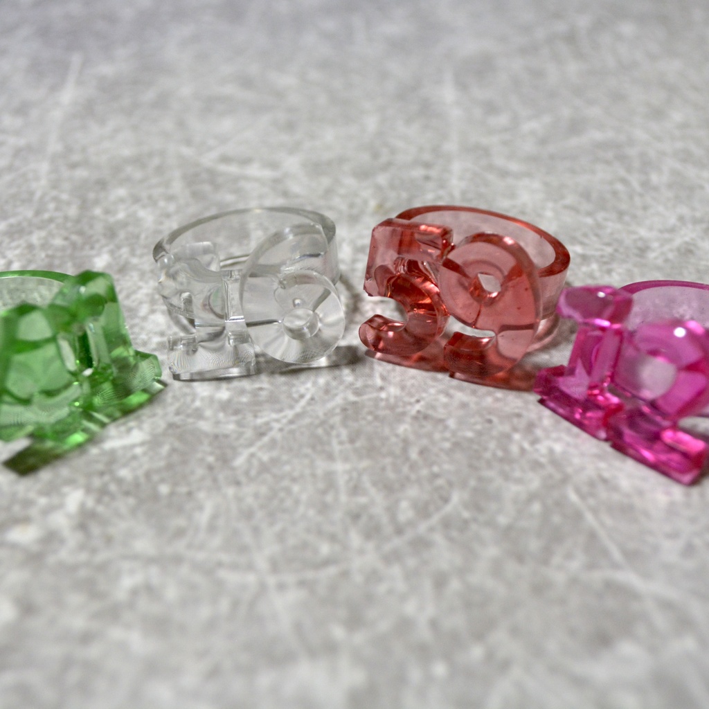 ナンバリング【好きな数字やアルファベットが選べるリング】