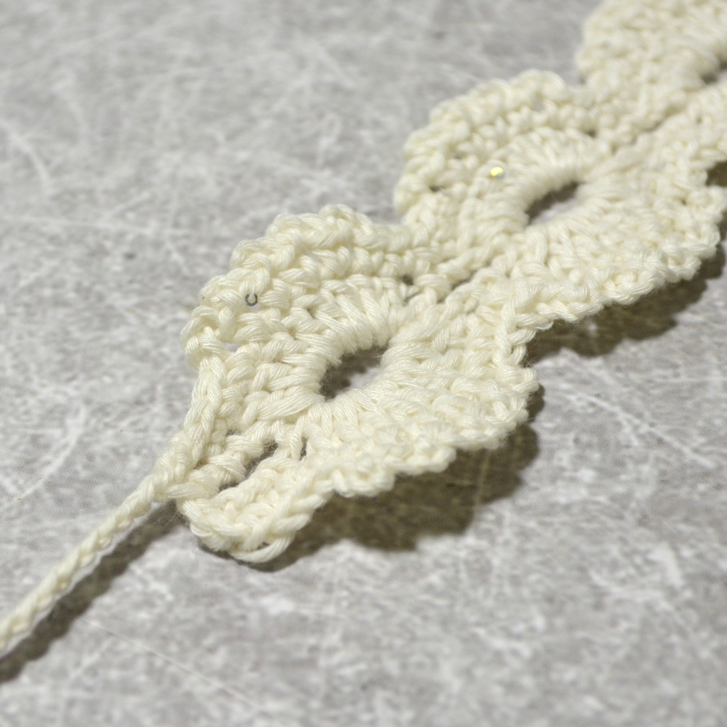 【2way】白夜の星空レース編みチョーカー