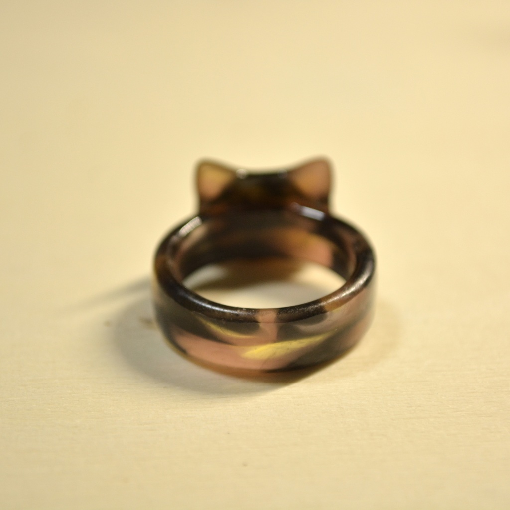 べっ甲キャットリング