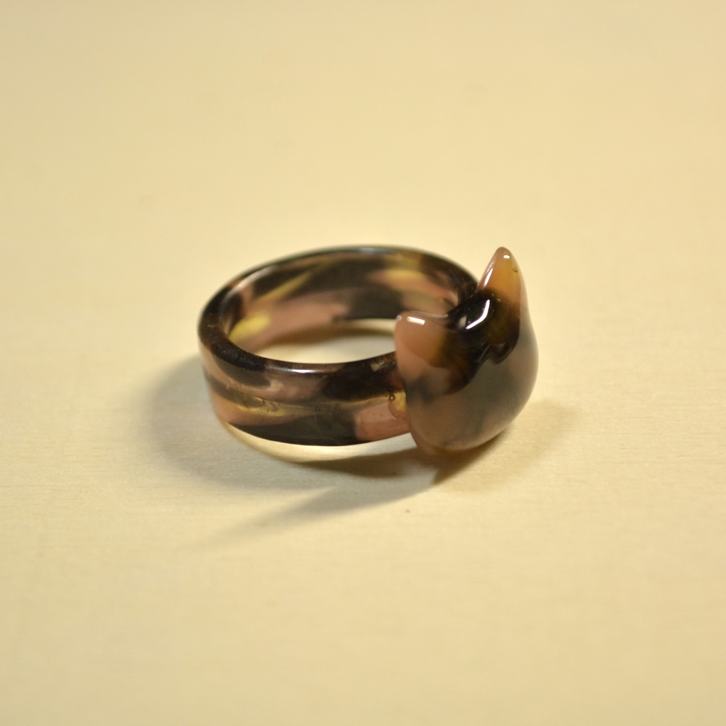 べっ甲キャットリング