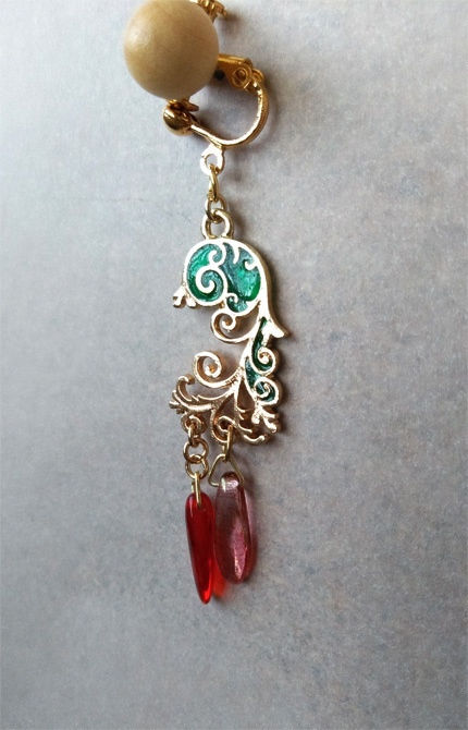 【SALE!】耳飾り 妖精の宴(片耳用)