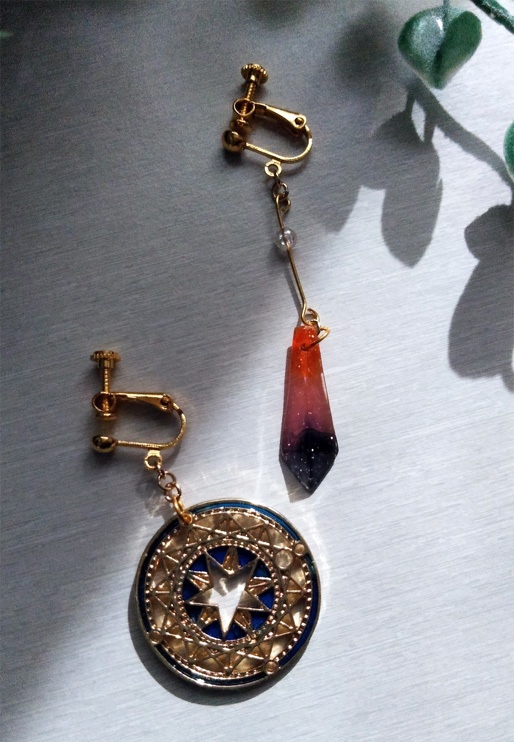 耳飾り 星明かりの剣