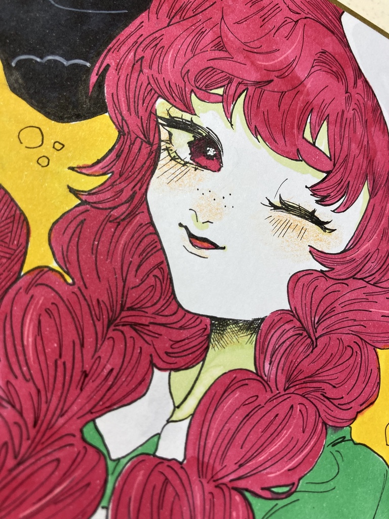 リンゴちゃんのミニ色紙