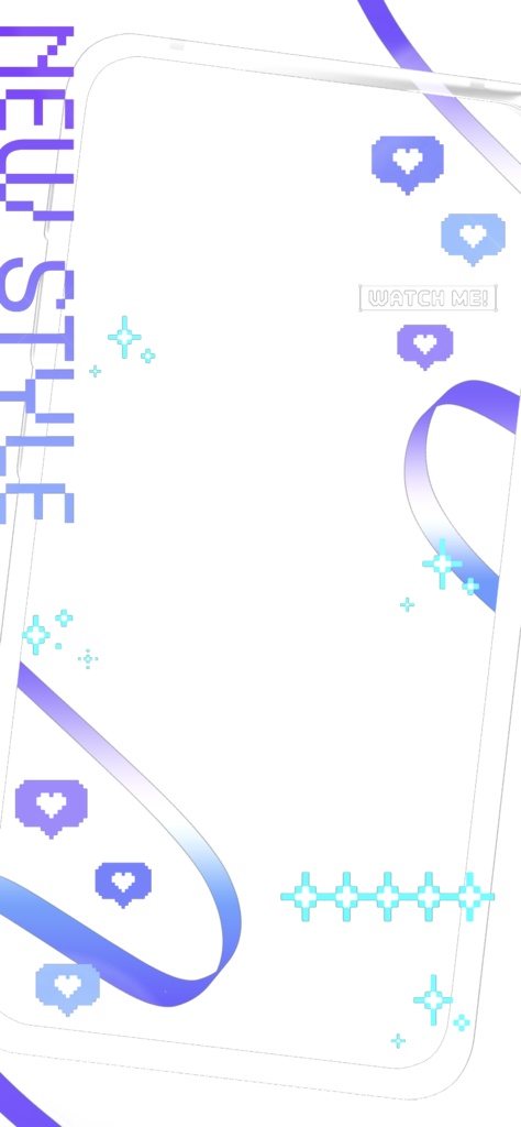 【フリー素材】ガチャ演出風フレーム素材【Vtuber向け】