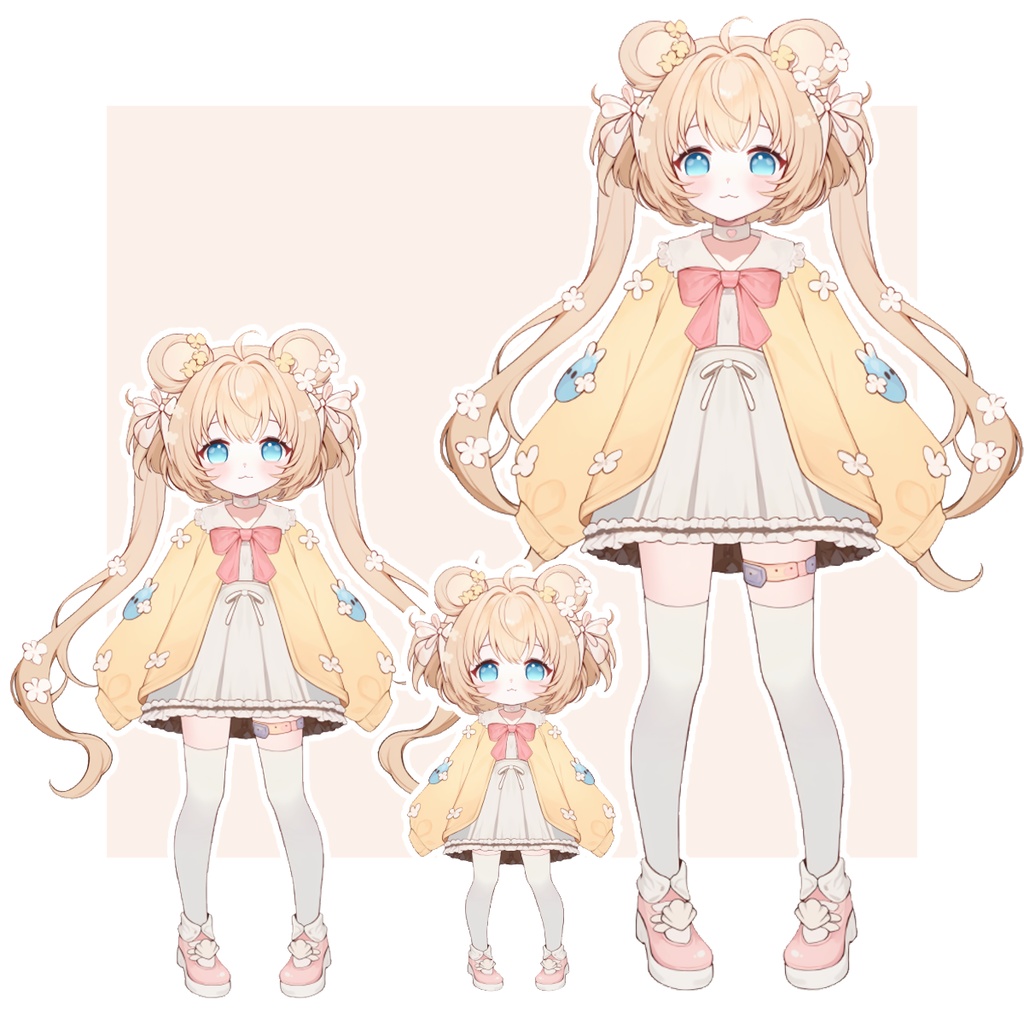 【live2dモデル】かわいい女の子汎用モデル (VtubeStudio対応)