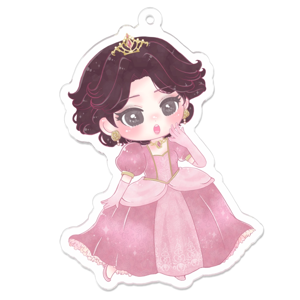 プリンセスカイリ 2025 ふわふわドリーミー(ときめき) アクリルキーホルダー【5th Anniversary】