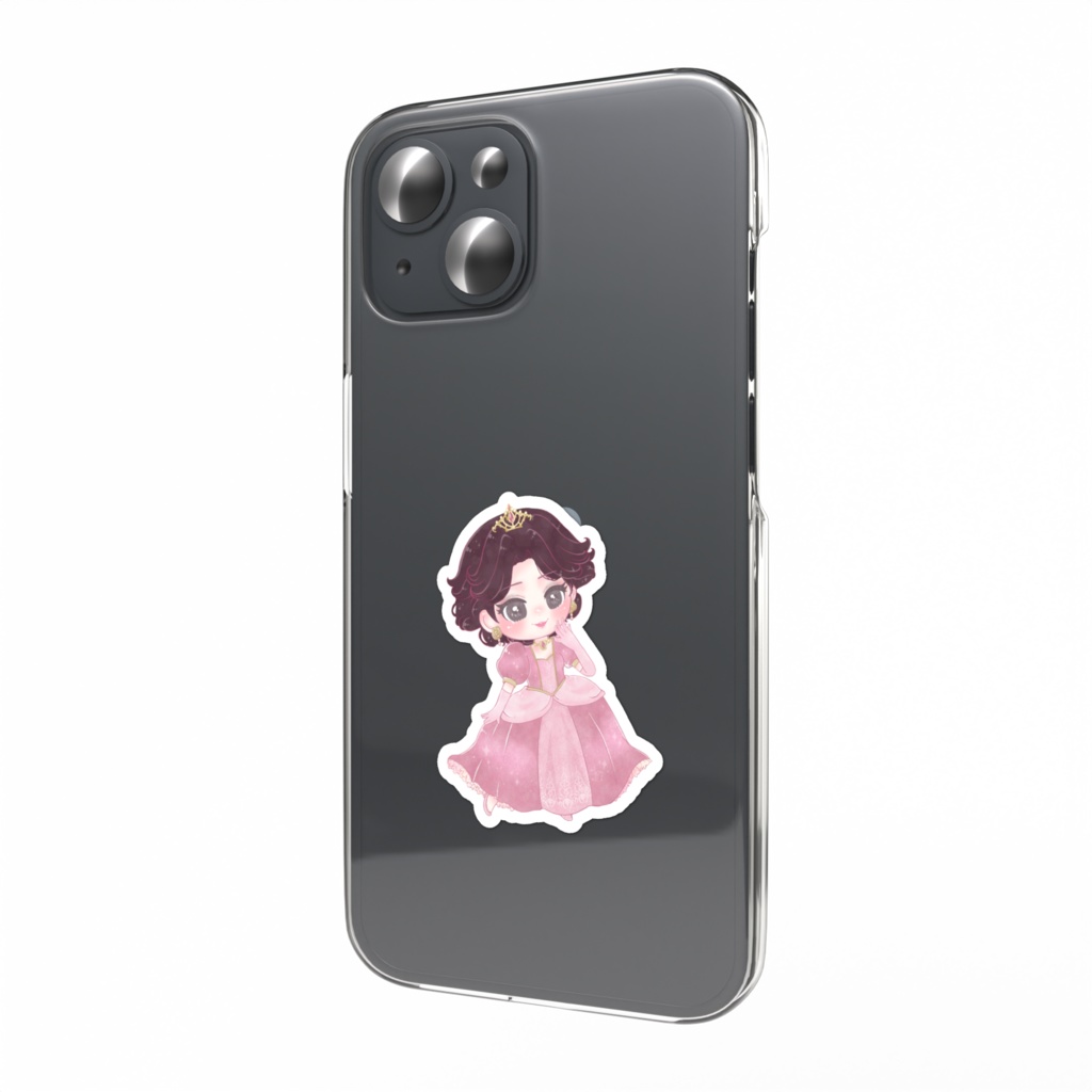 プリンセスカイリ 2025 ふわふわドリーミー(にっこり) スマホステッカー【5th Anniversary】