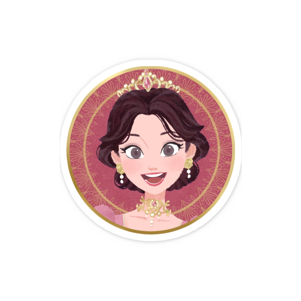 プリンセスカイリ 2025アイコン スマホステッカー【5th Anniversary】