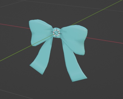 【VRChat向け３Dモデル】リボン