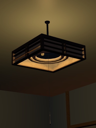 【3Dモデル】和室の照明