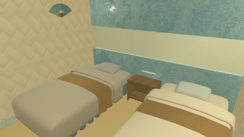 Midnight Breeze - Royal Room【VRChat想定ワールドアセット】