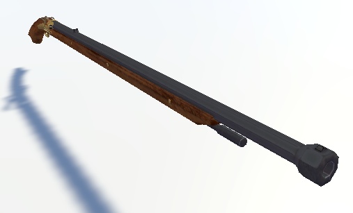 【3Dモデル】火縄銃