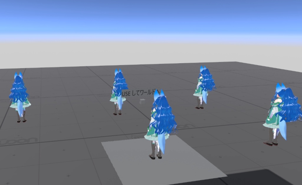 【VRChat想定ギミック】プレイヤーの初期リスポーン地点が重ならないようにするやつ