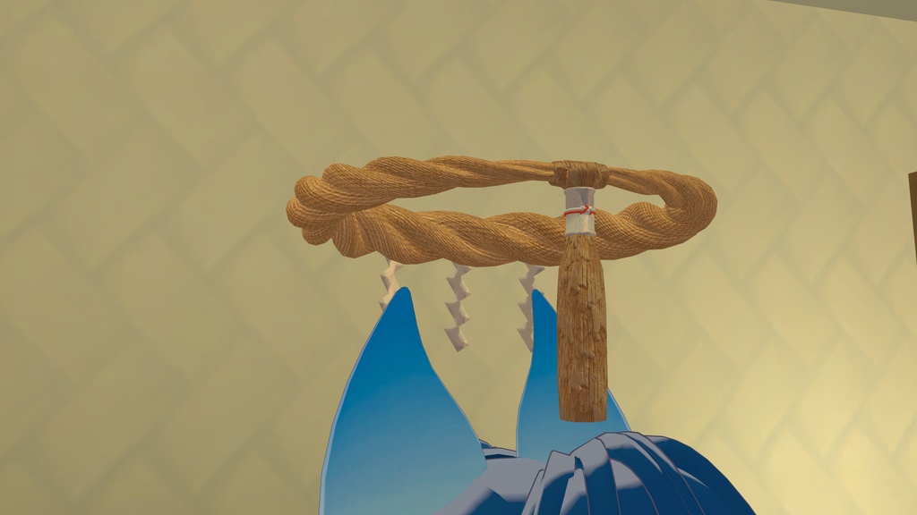 【3Dモデル】しめ縄ヘイロー