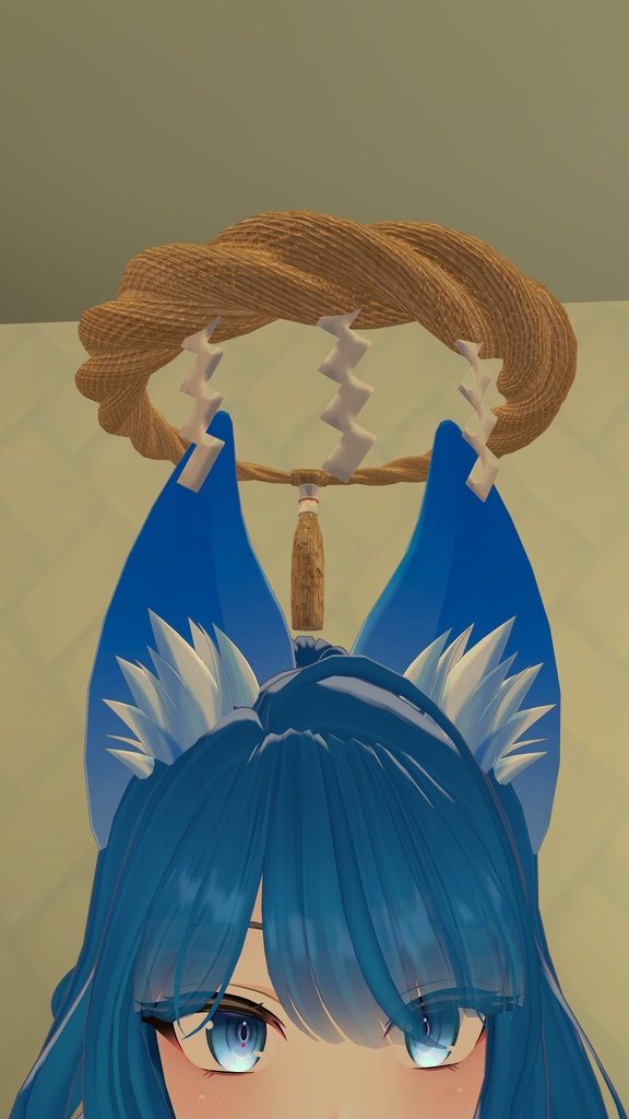 【3Dモデル】しめ縄ヘイロー