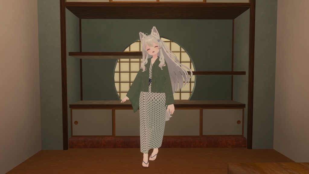 【VRChatアバター向け衣装】旅館の浴衣