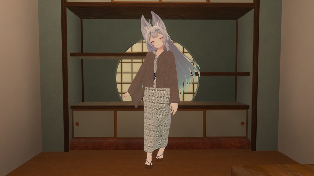 【VRChatアバター向け衣装】旅館の浴衣