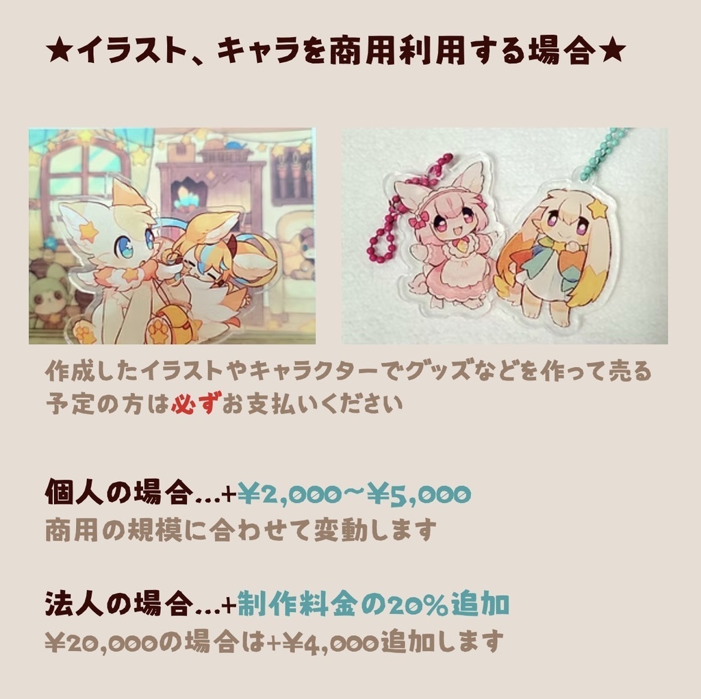 コミッション、個人依頼専用窓口