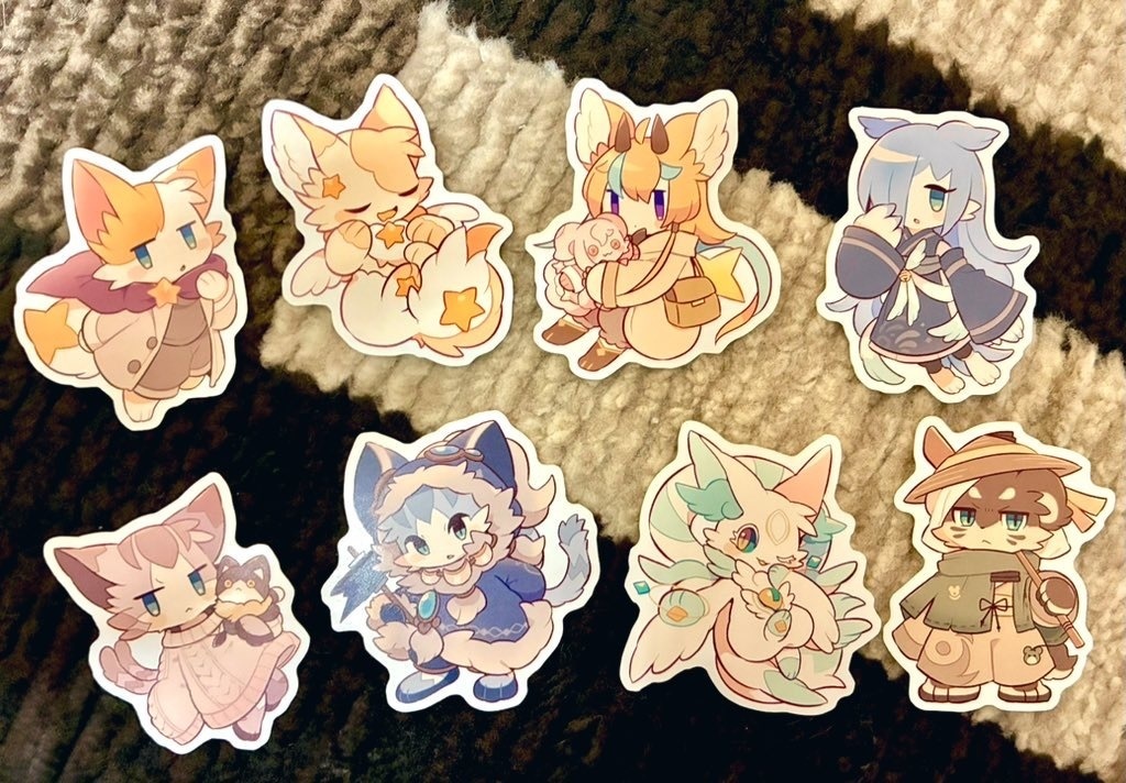 おさわり本2  ステッカーセット