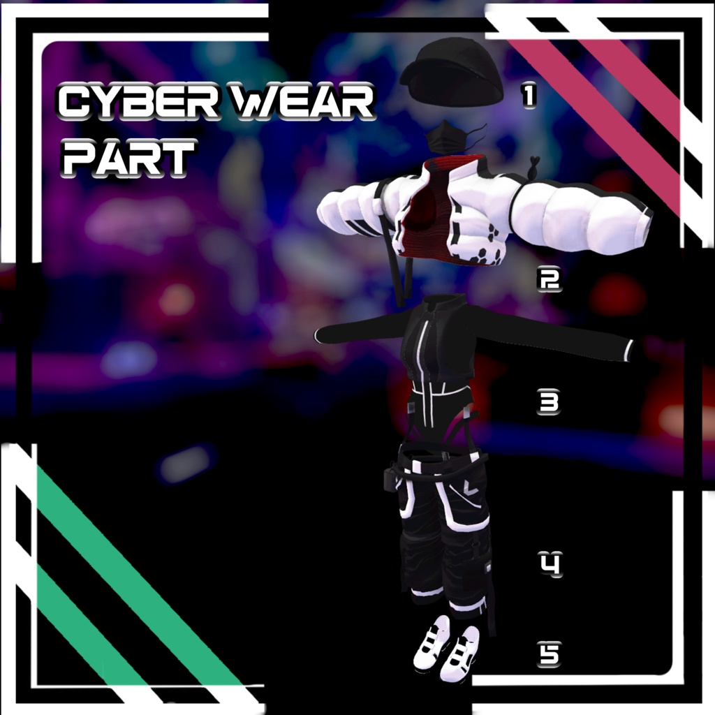 [12アバター対応]サイバーウェア Cyber wear