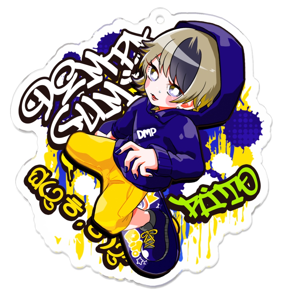 【バビュン!】スケボーびゅんびゅんアクキー