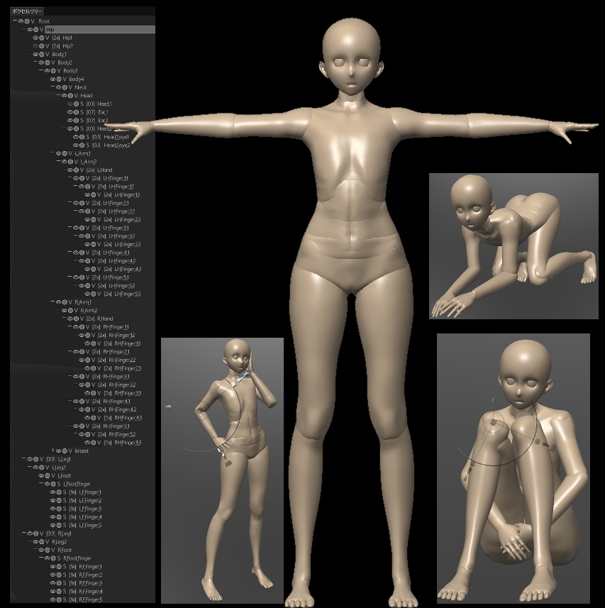 3DCoat素体