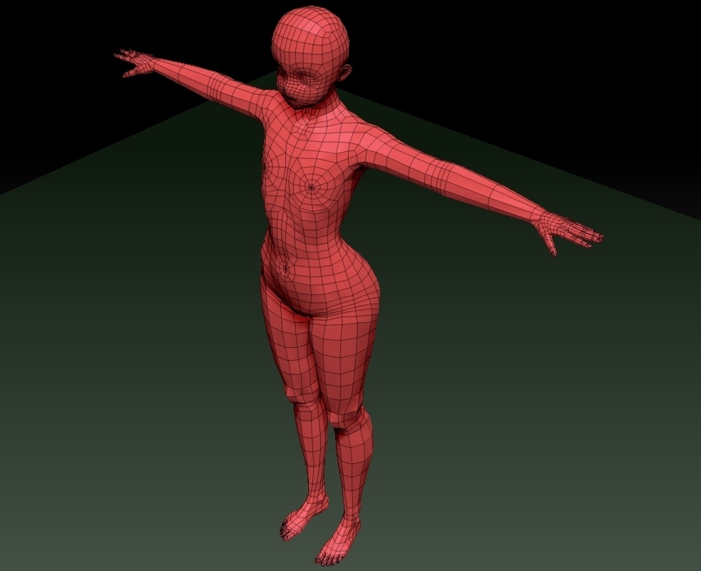 ZBrush素体