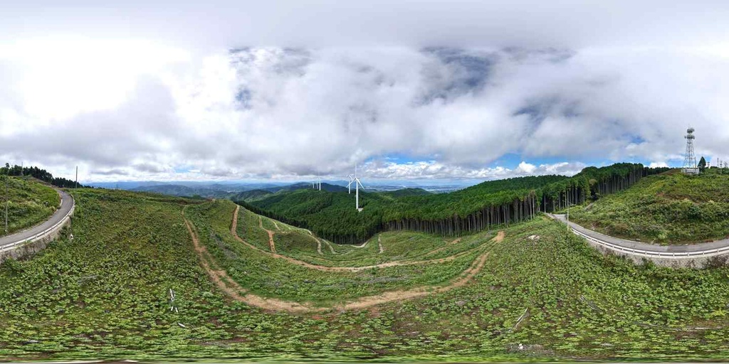 【12K 360° VR Panorama・18K×1枚入り】風車 360度パノラマ画像 6枚パック