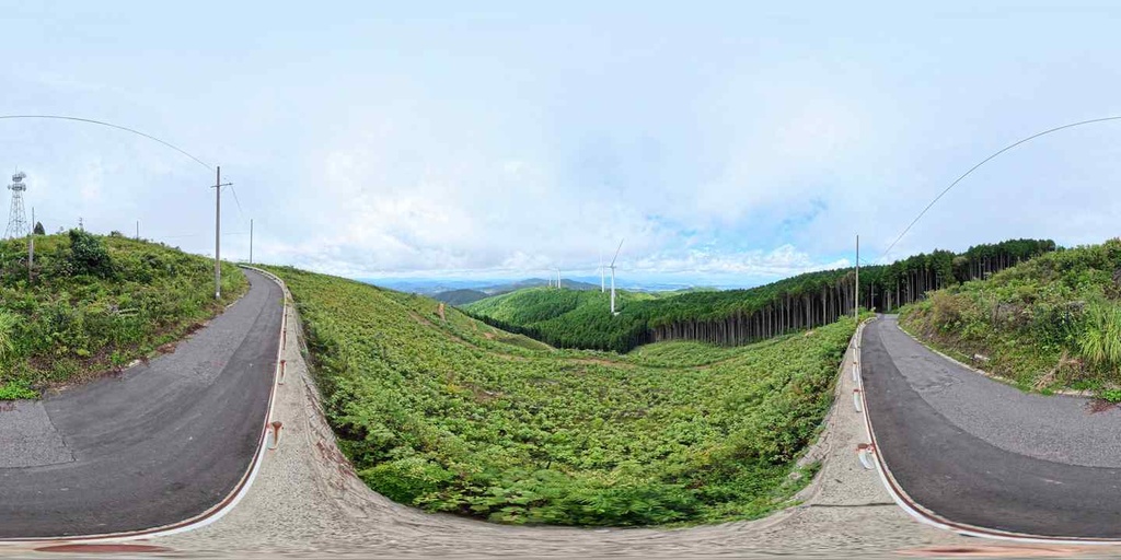 【12K 360° VR Panorama・18K×1枚入り】風車 360度パノラマ画像 6枚パック