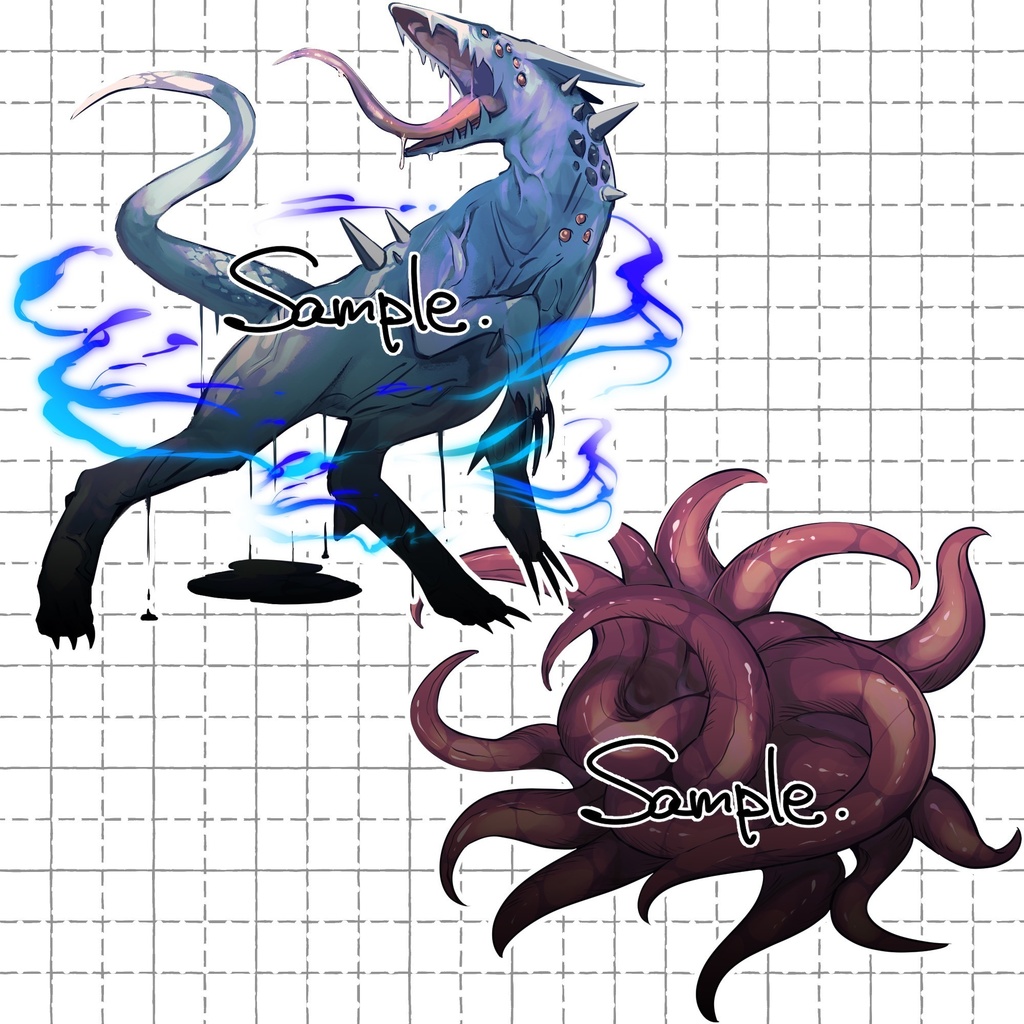 【無料/投げ銭】神話生物/クリーチャー素材