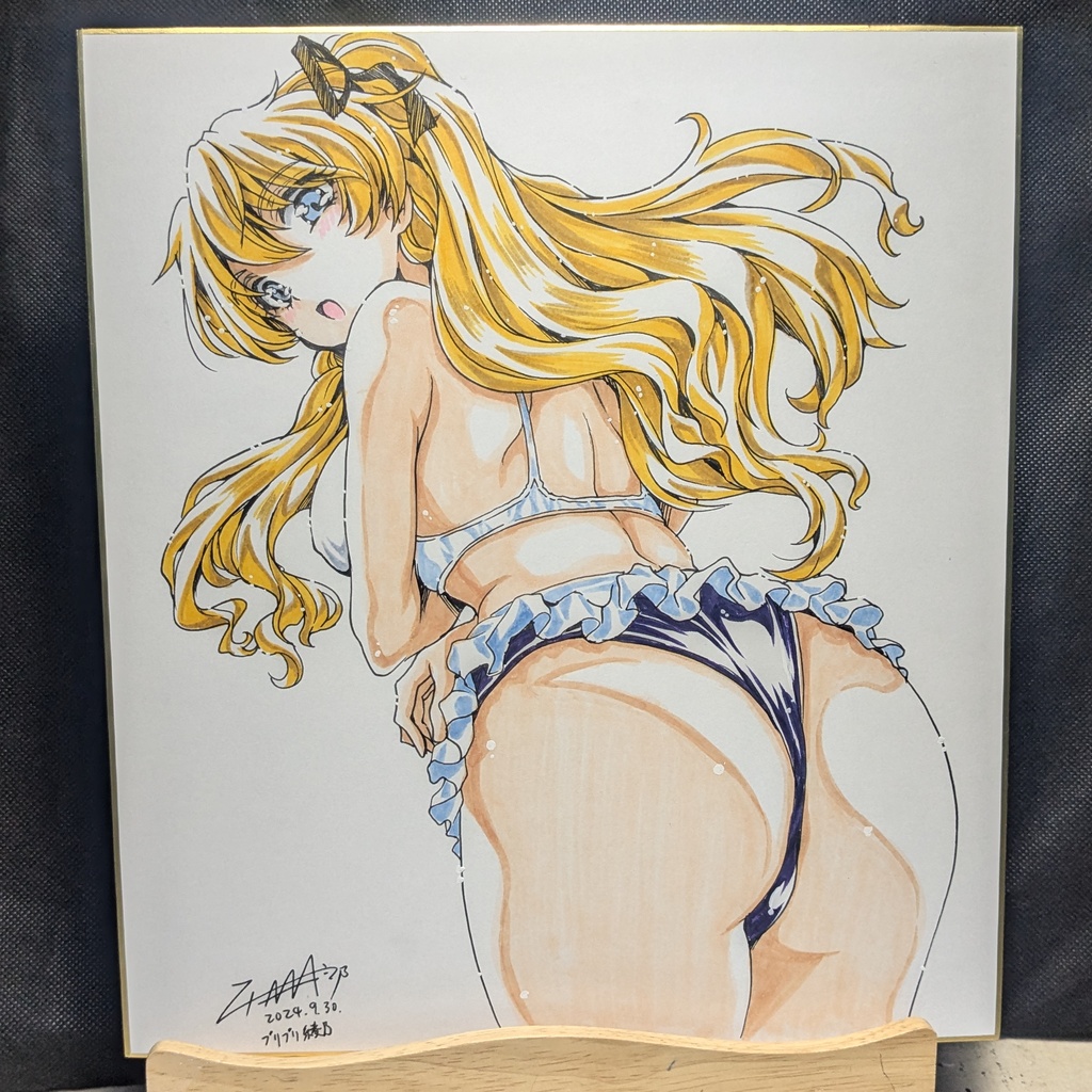 [直筆色紙] 901-2 綾乃（プリプリ） [Shikishi901-2 Ayano (puripuri)