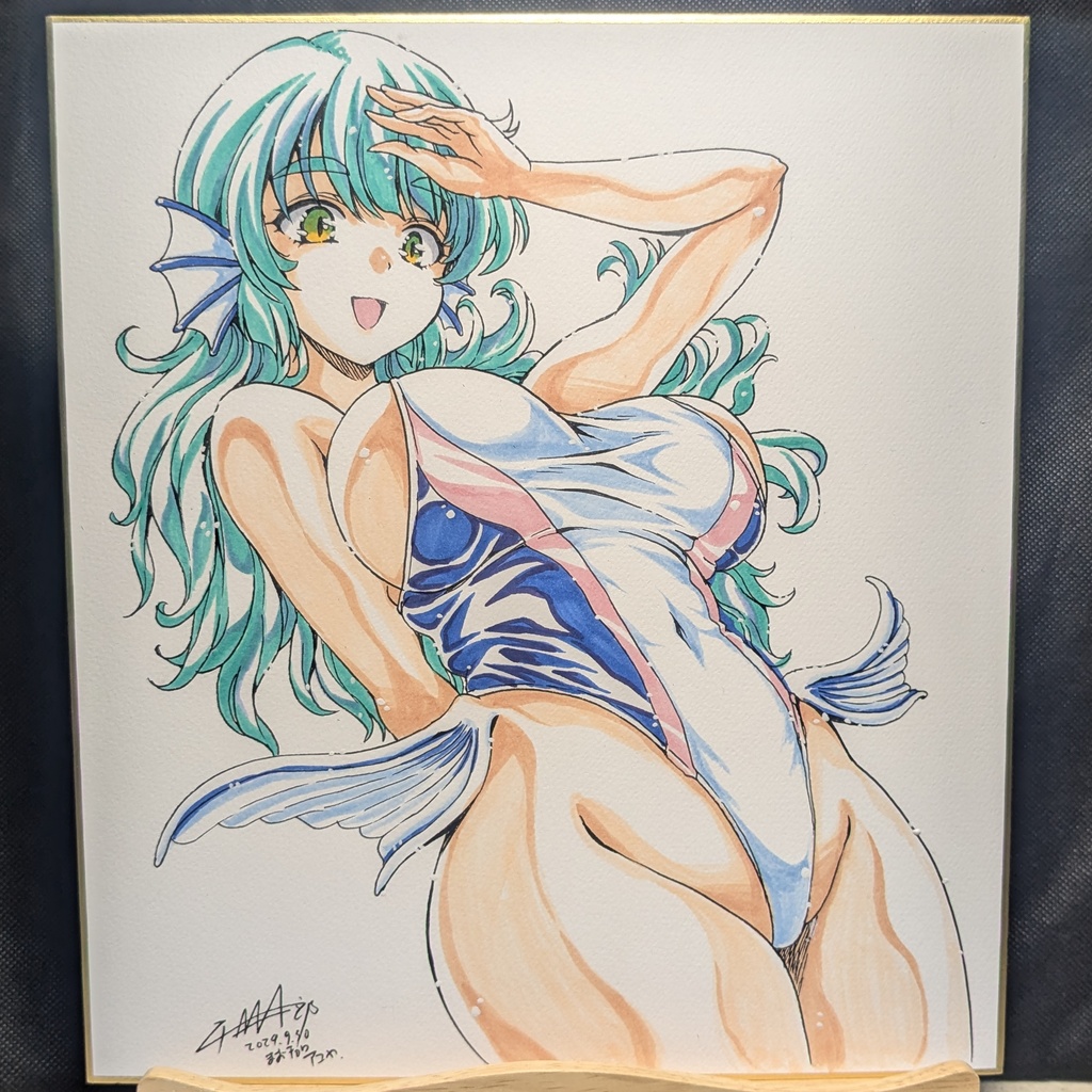 [直筆色紙] 901-3 アコヤ（まおチョロ） [Shikishi] 901-3 Akoya (Mao-choro)