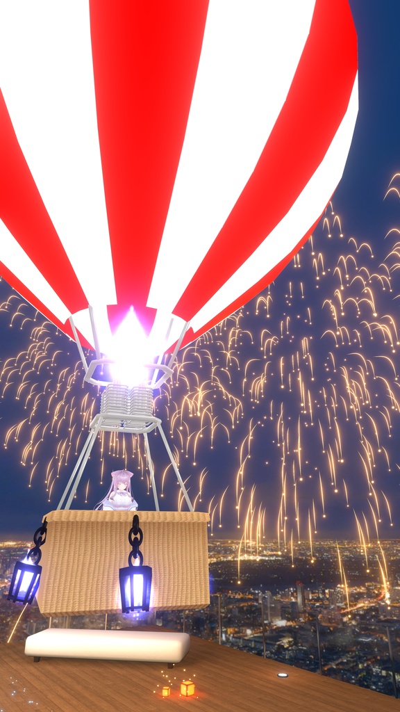 【かんたん設定!熱気球】