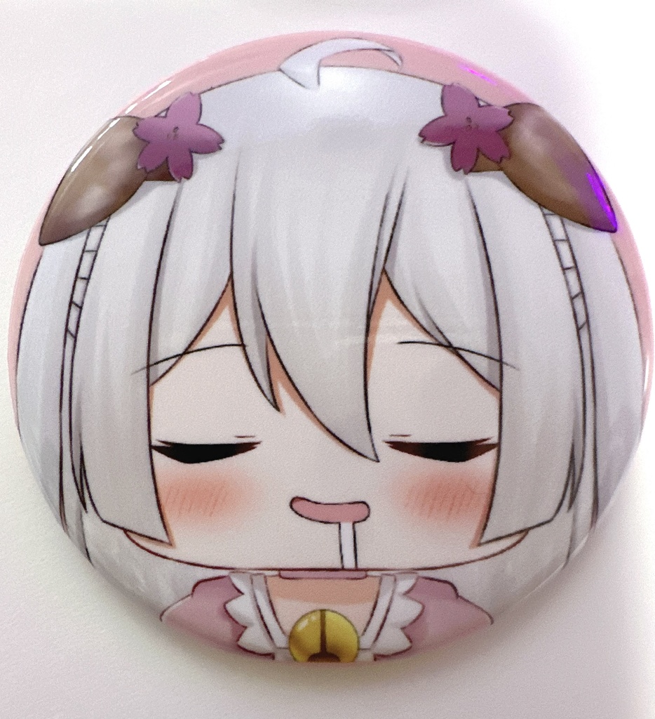 あこの缶バッチねむねむver