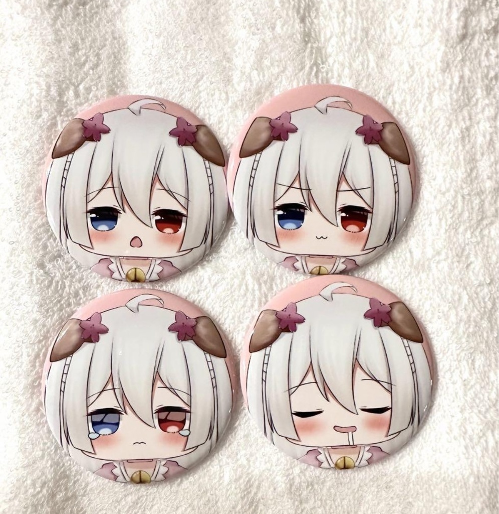 立花あこ缶バッチ4つセット