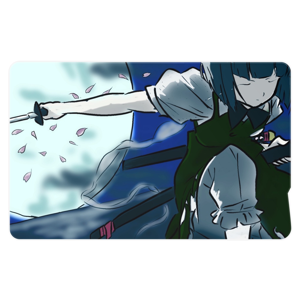 一振りの刃 魂魄妖夢 ICカードステッカー