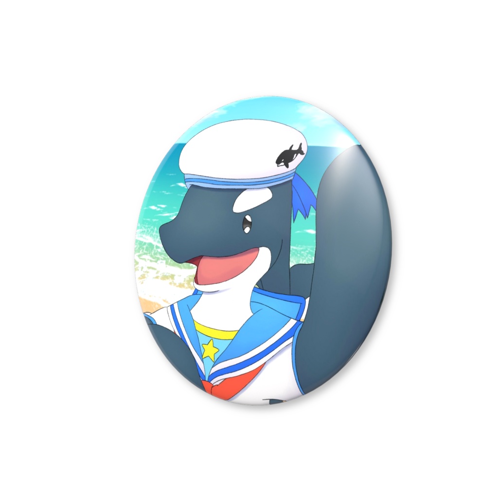 海愛君缶バッジ