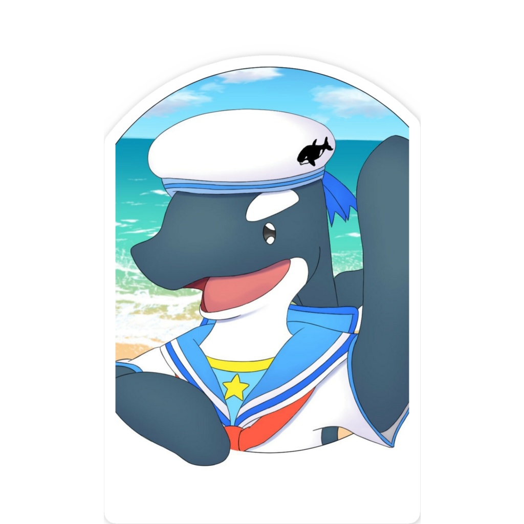 海愛君スマホステッカー