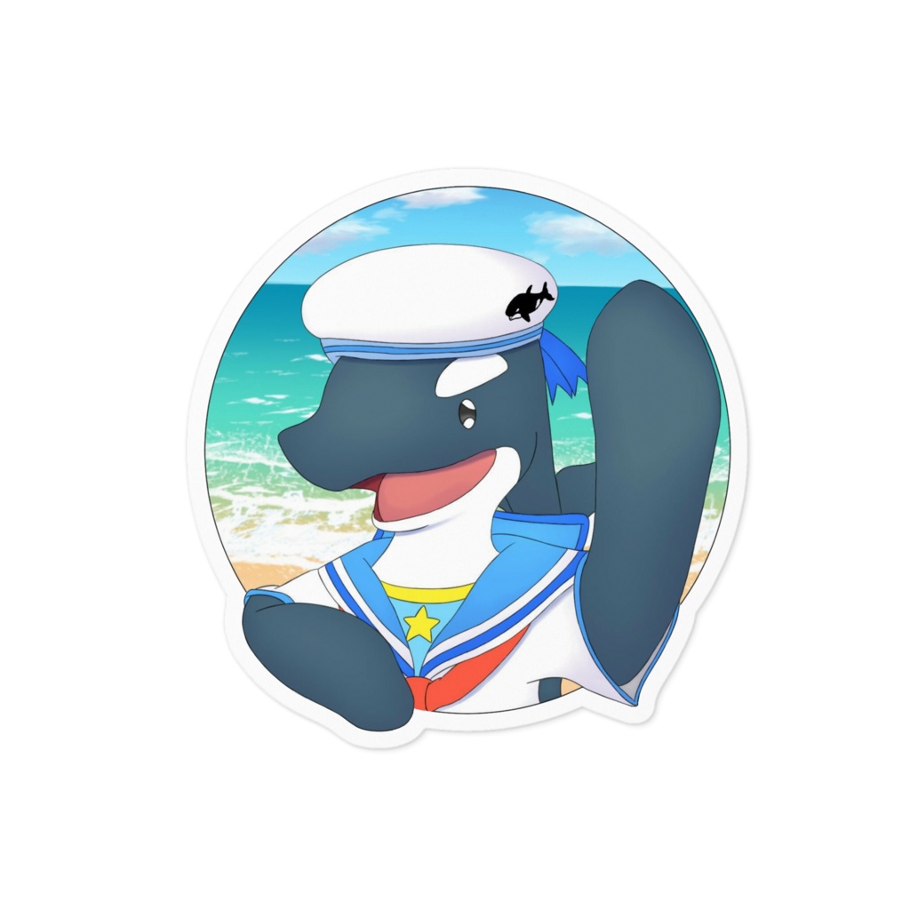 海愛君ステッカー