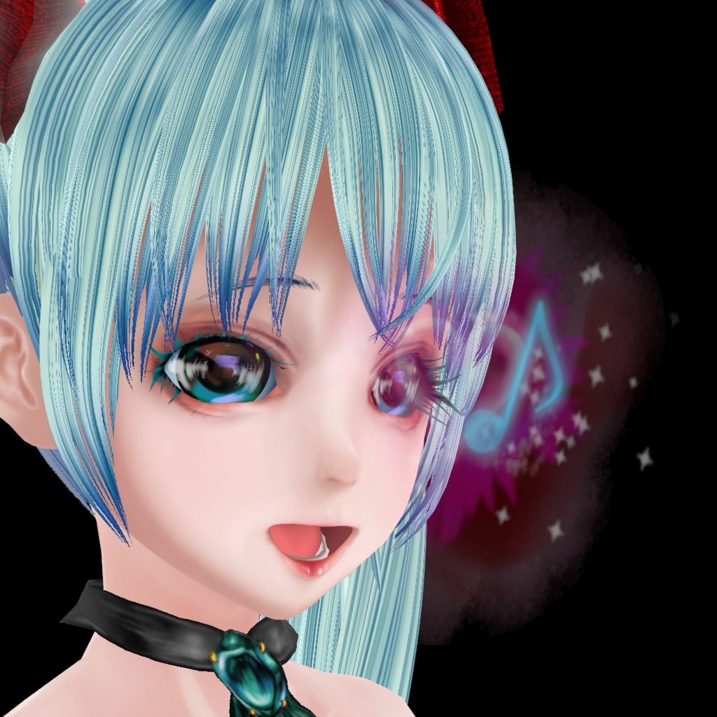 VRoid用アイチャーム一重・二重セット