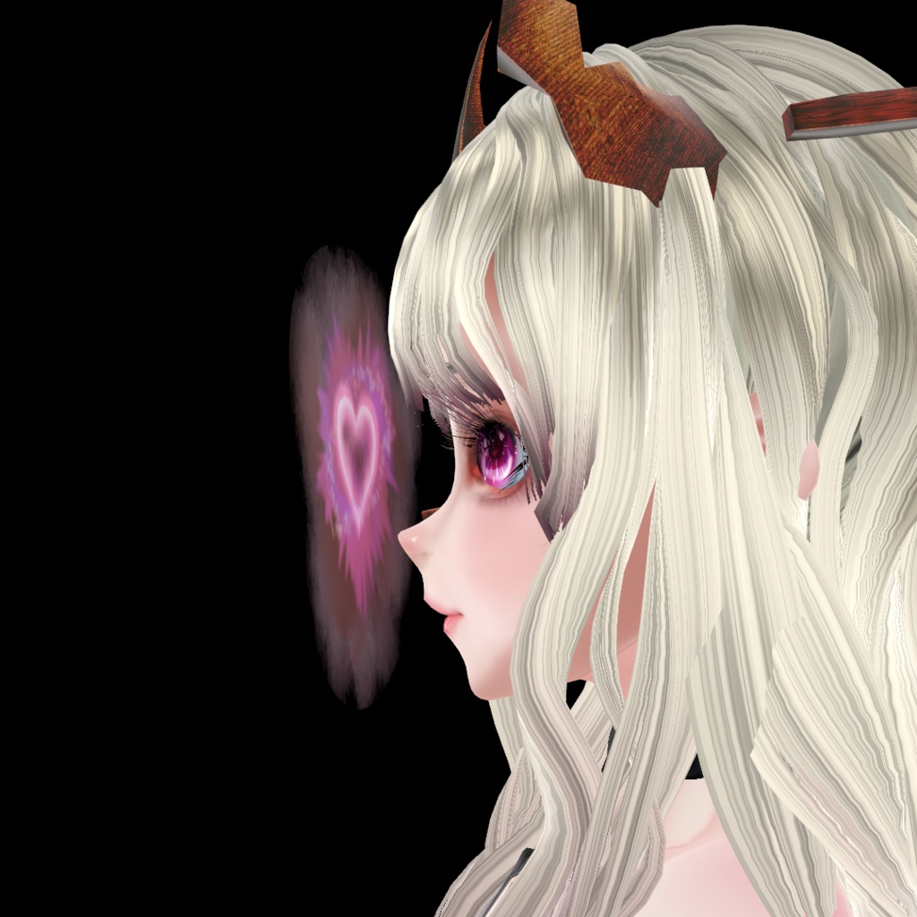 VRoid用アイチャーム一重・二重セット