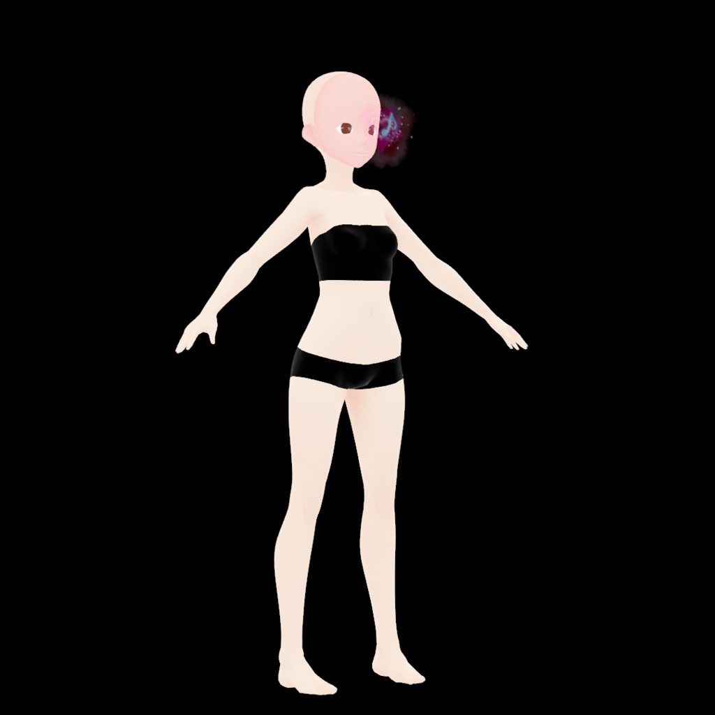 VRoid用アイチャーム一重・二重セット