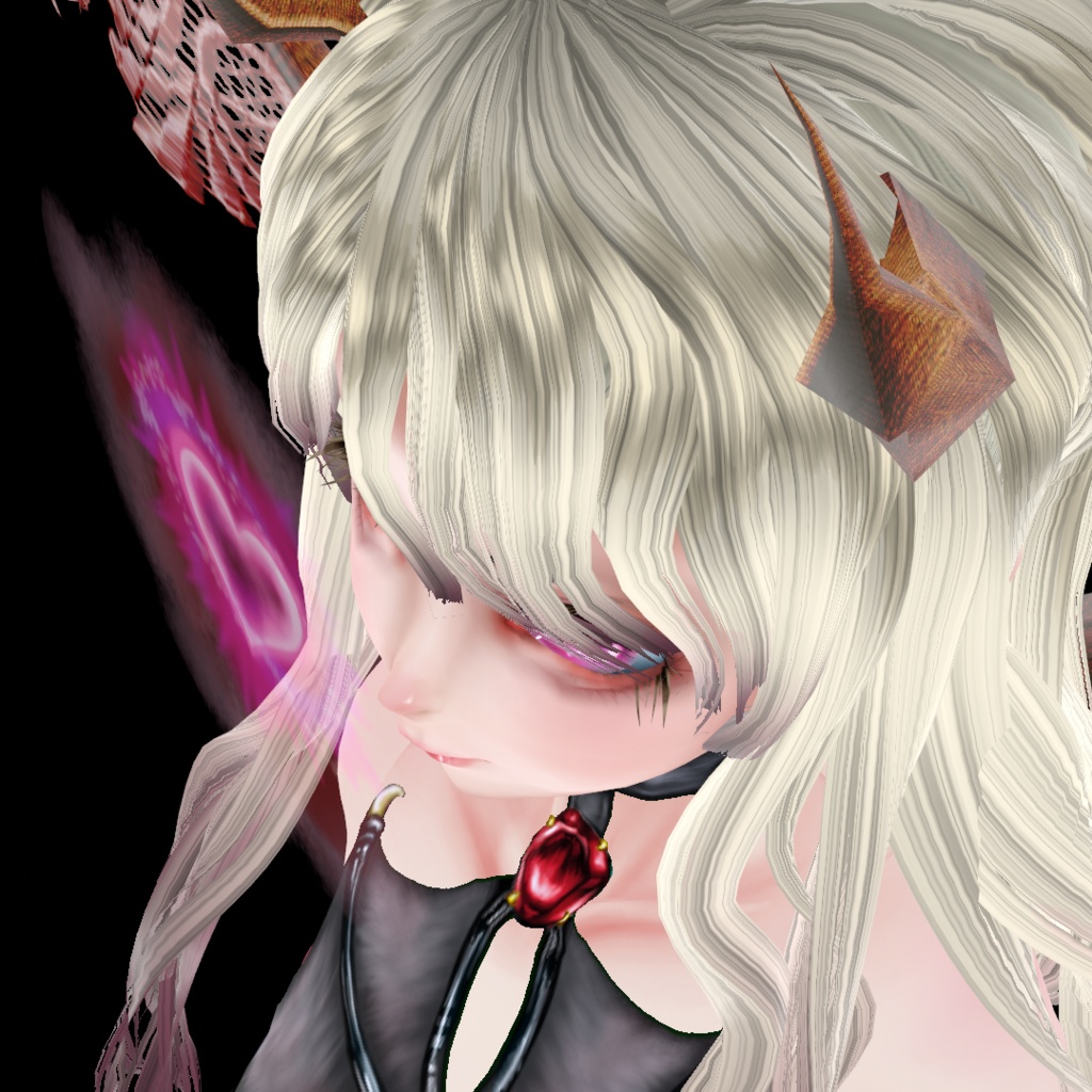 VRoid用アイチャーム一重・二重セット