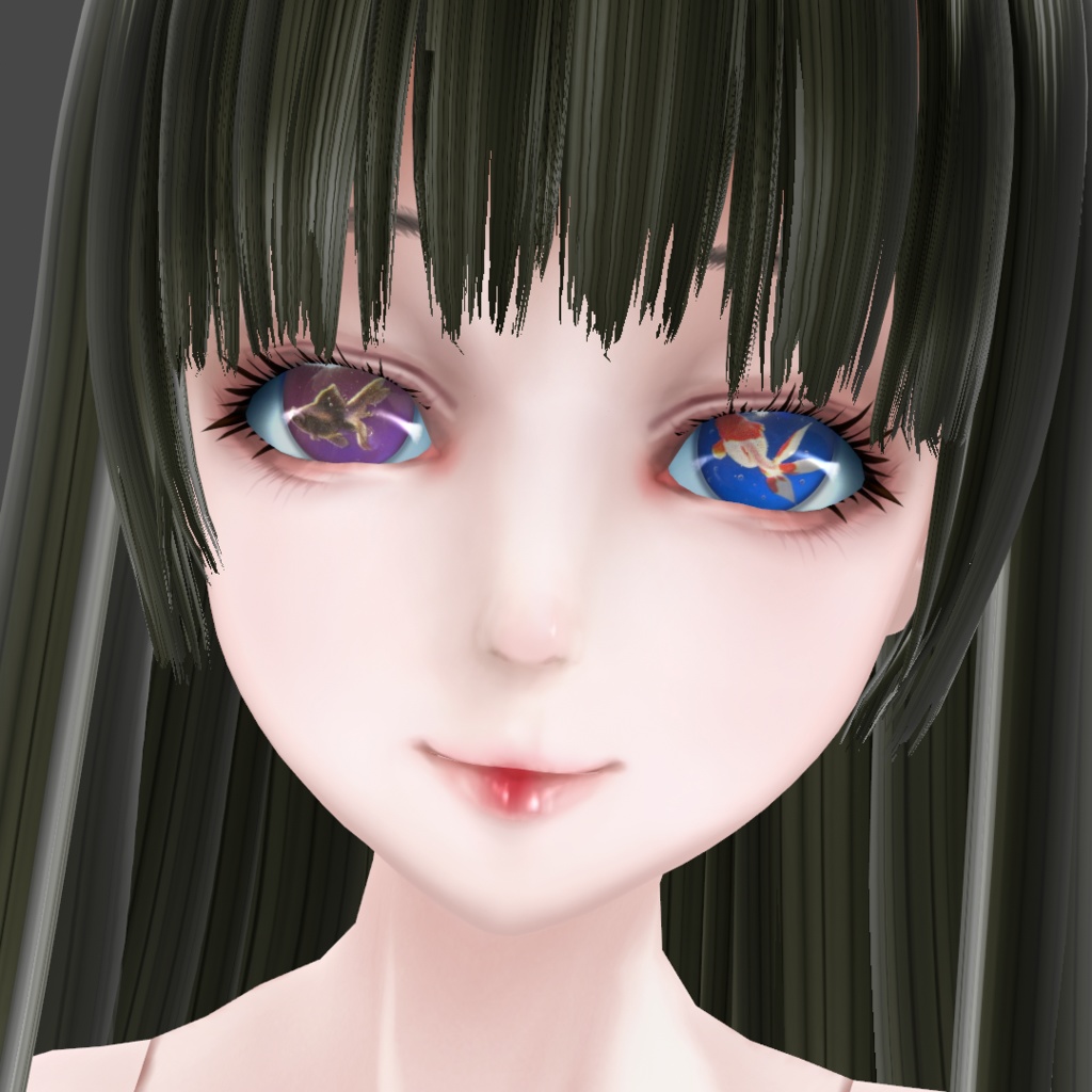 VRoid用金魚ドールアイテクスチャセット