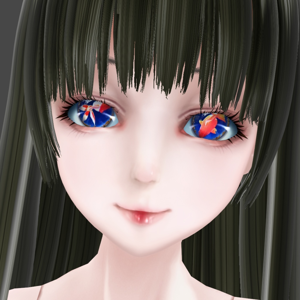 VRoid用金魚ドールアイテクスチャセット