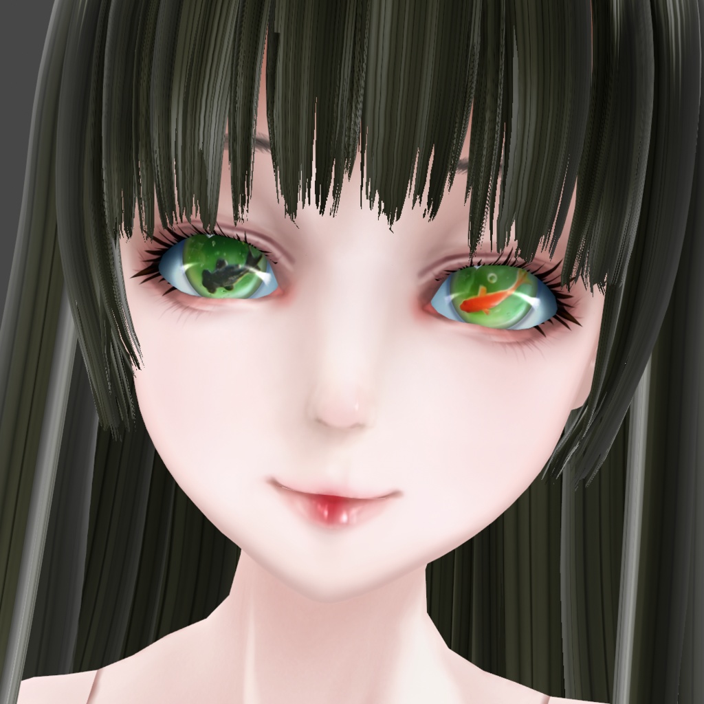 VRoid用金魚ドールアイテクスチャセット