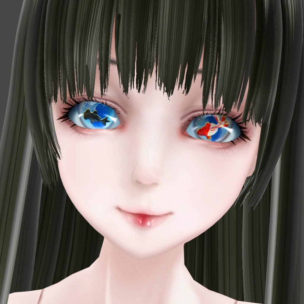 VRoid用金魚ドールアイテクスチャセット