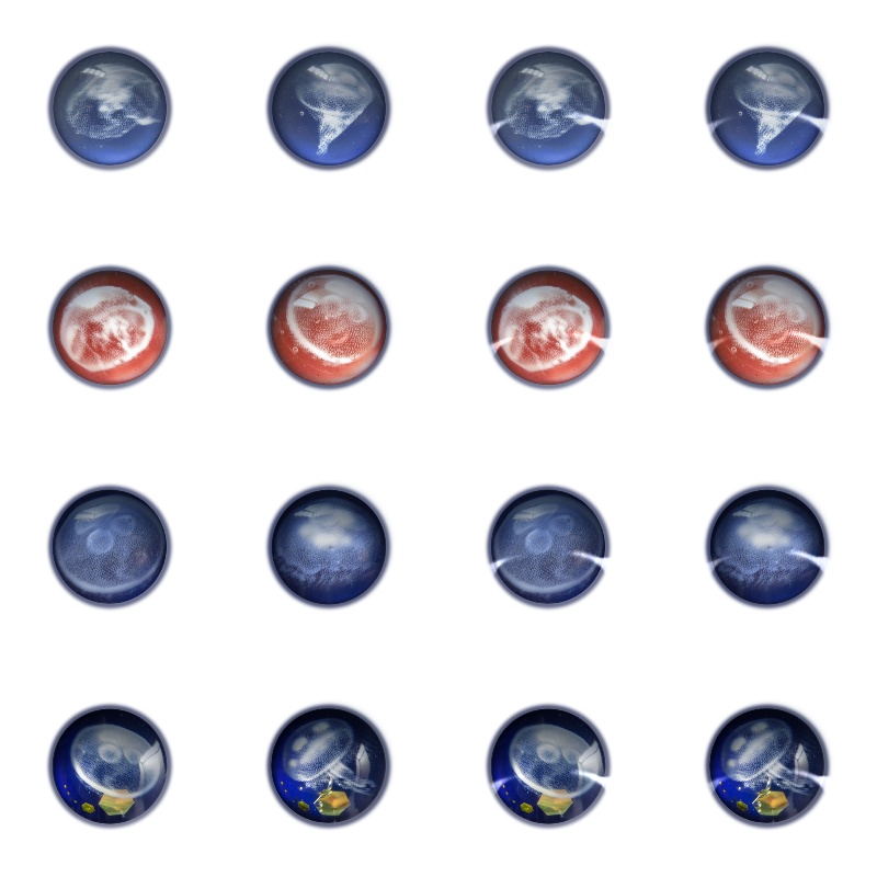 VRoid用クラゲドールアイテクスチャセット